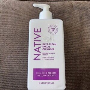 Native Deep Clean Facial Cleanser 12.5 fl oz - New